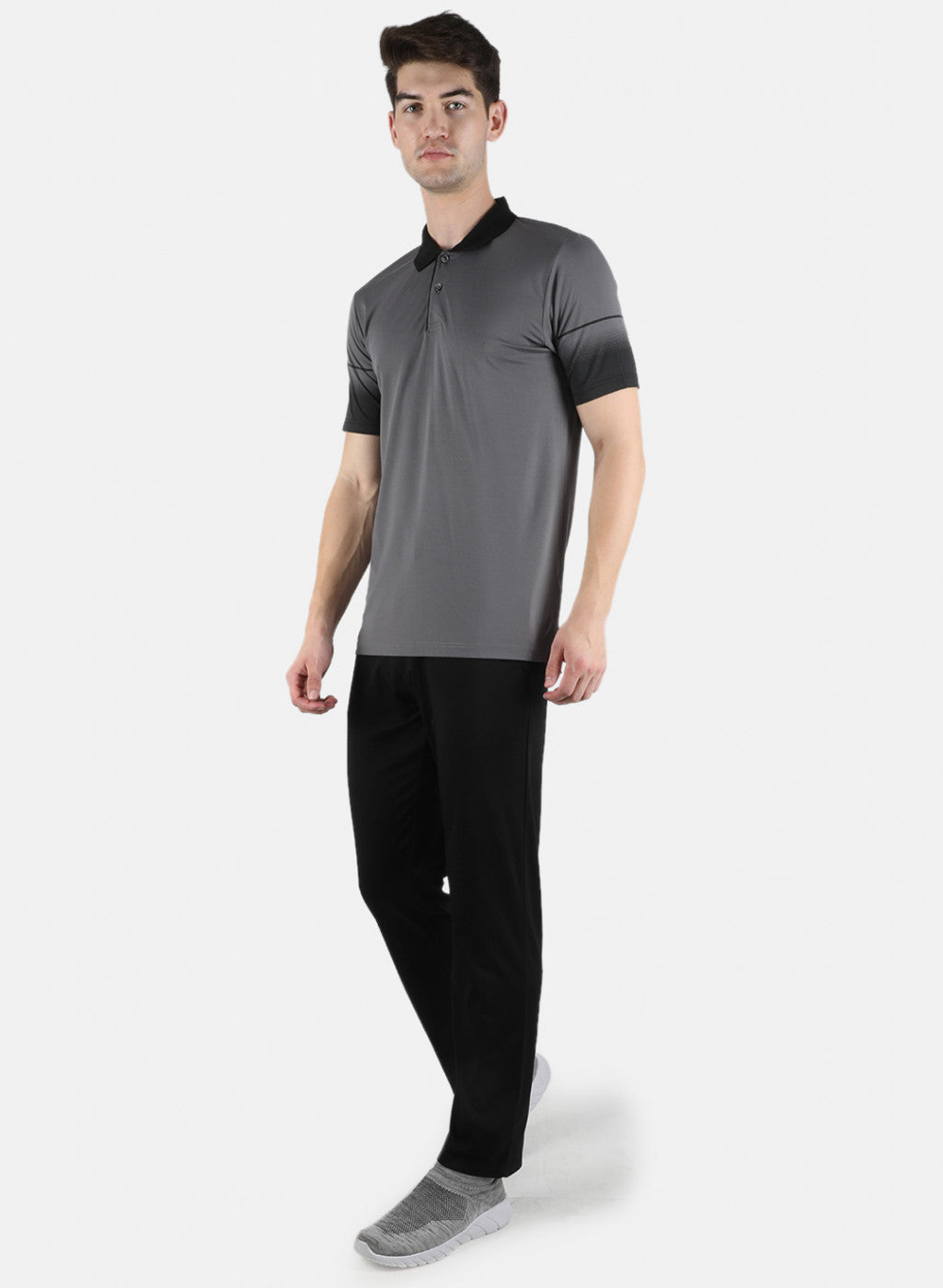 Men Grey Printed Lower Set
