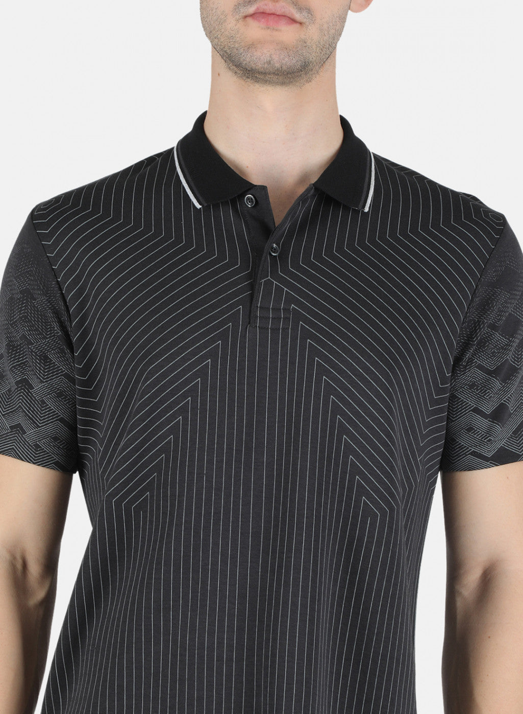 Men Black Plain Lower Set