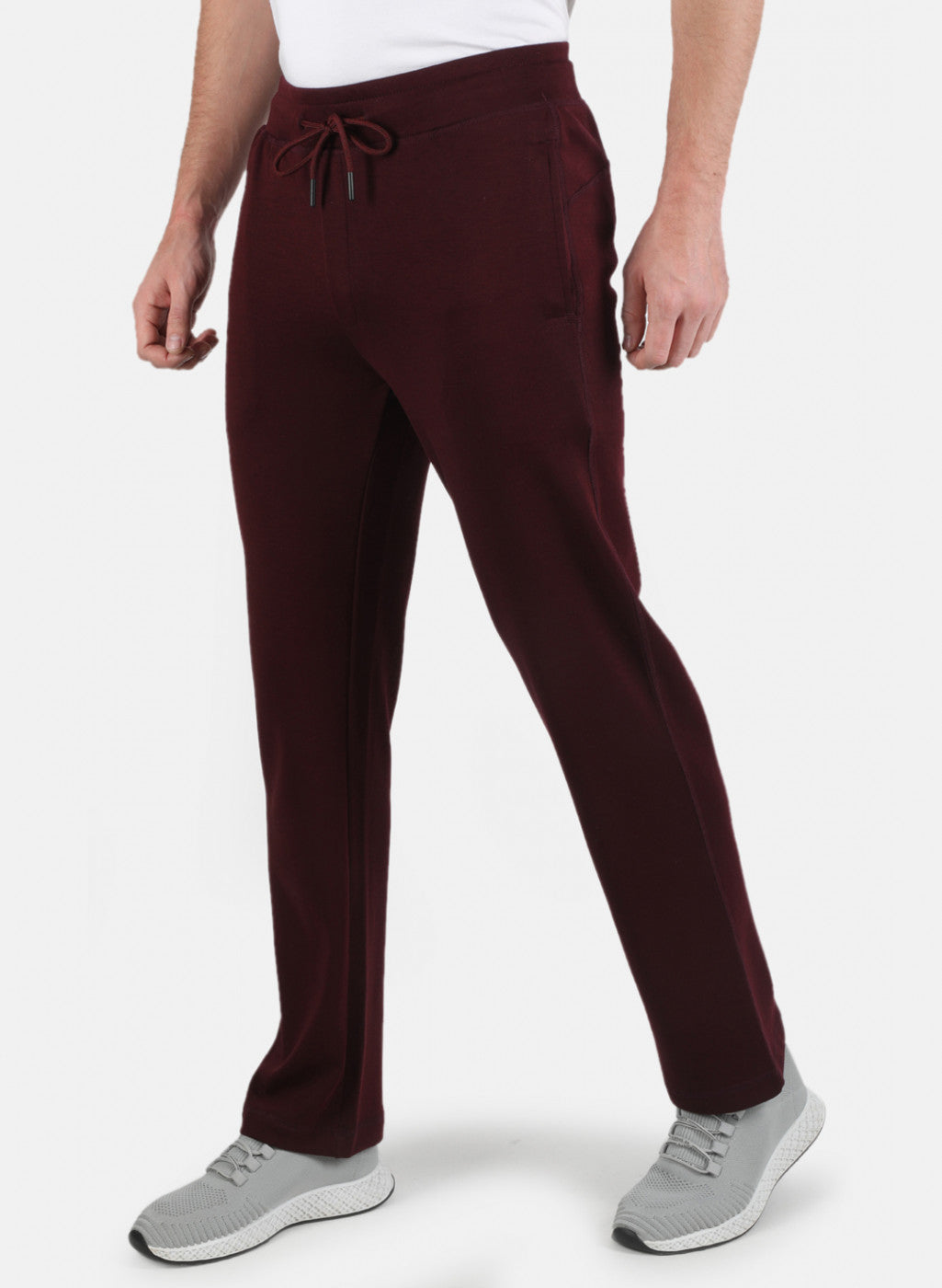 Men Maroon Smart Fit Lower