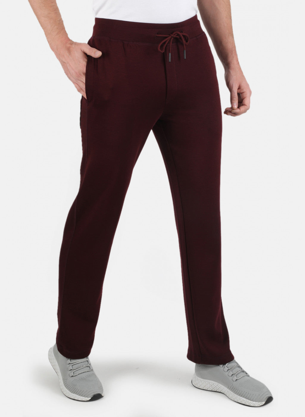 Men Maroon Smart Fit Lower