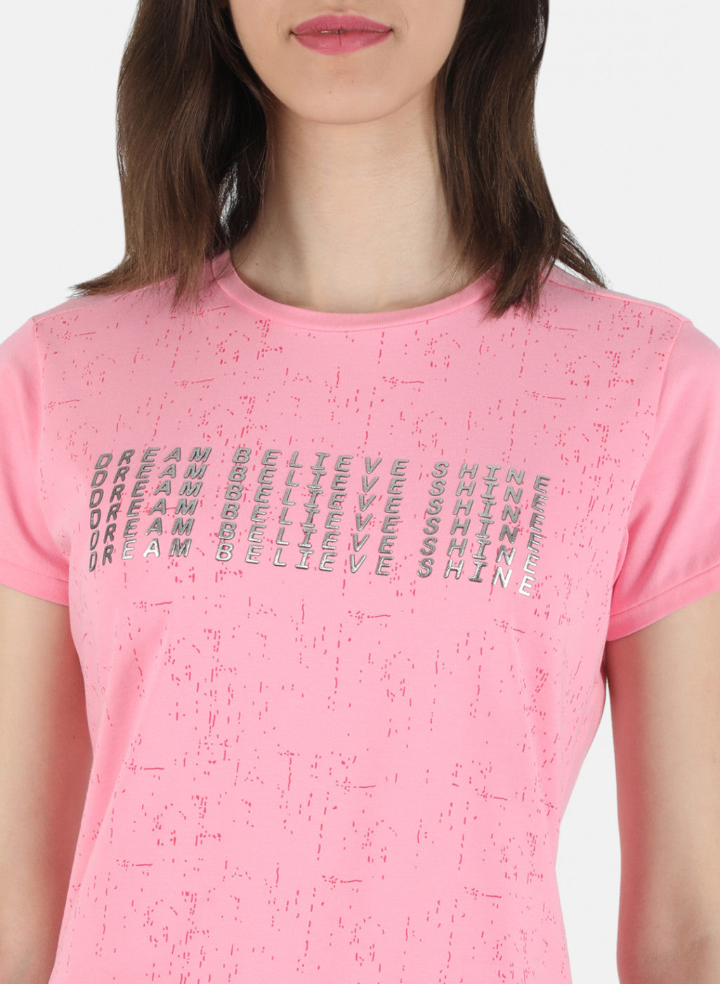 Women Pink Printed Top