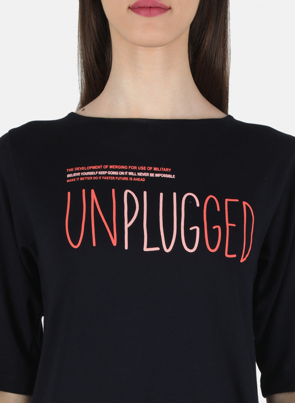 Women Navy Blue Printed Top