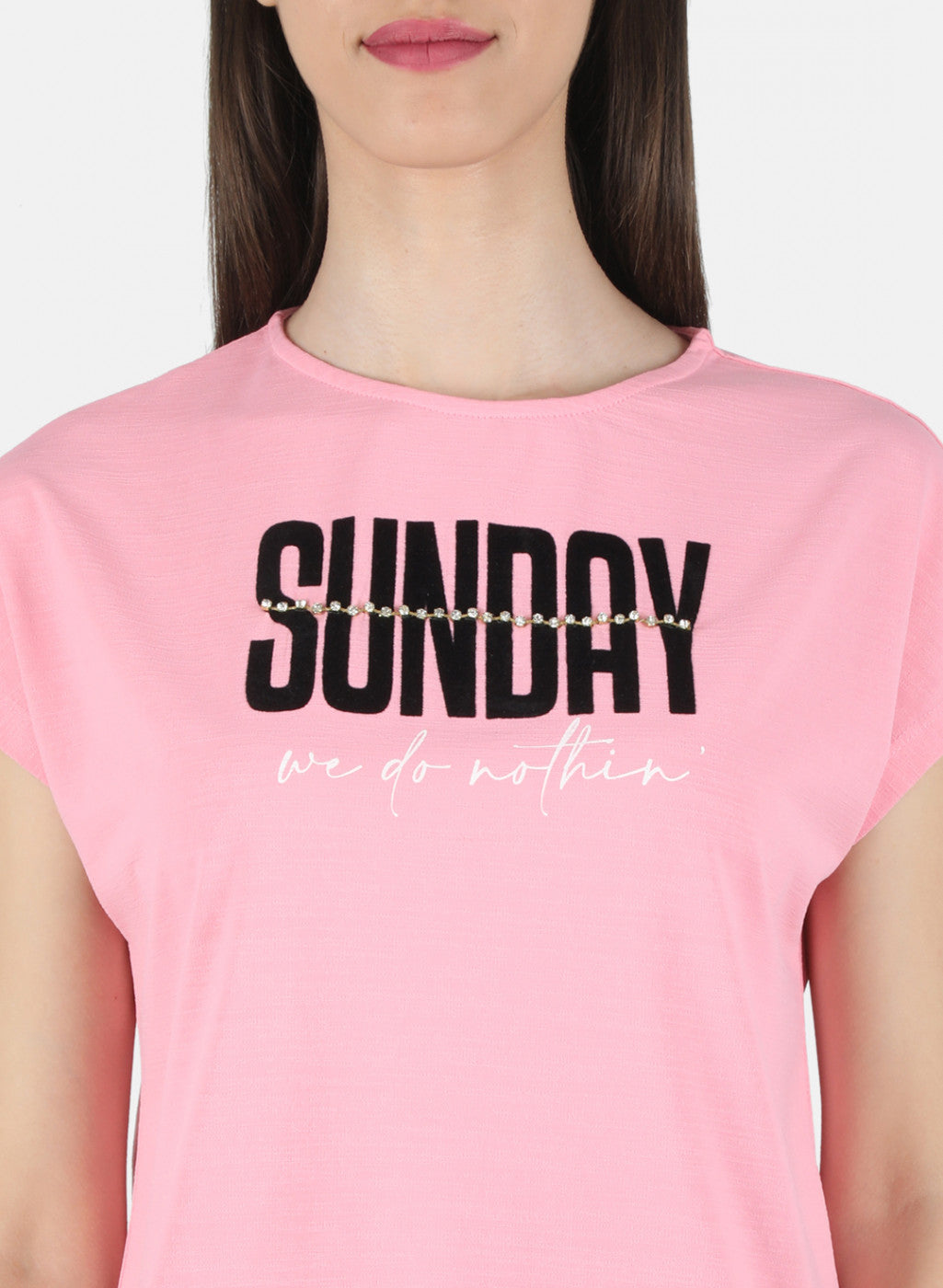 Women Pink Printed Top