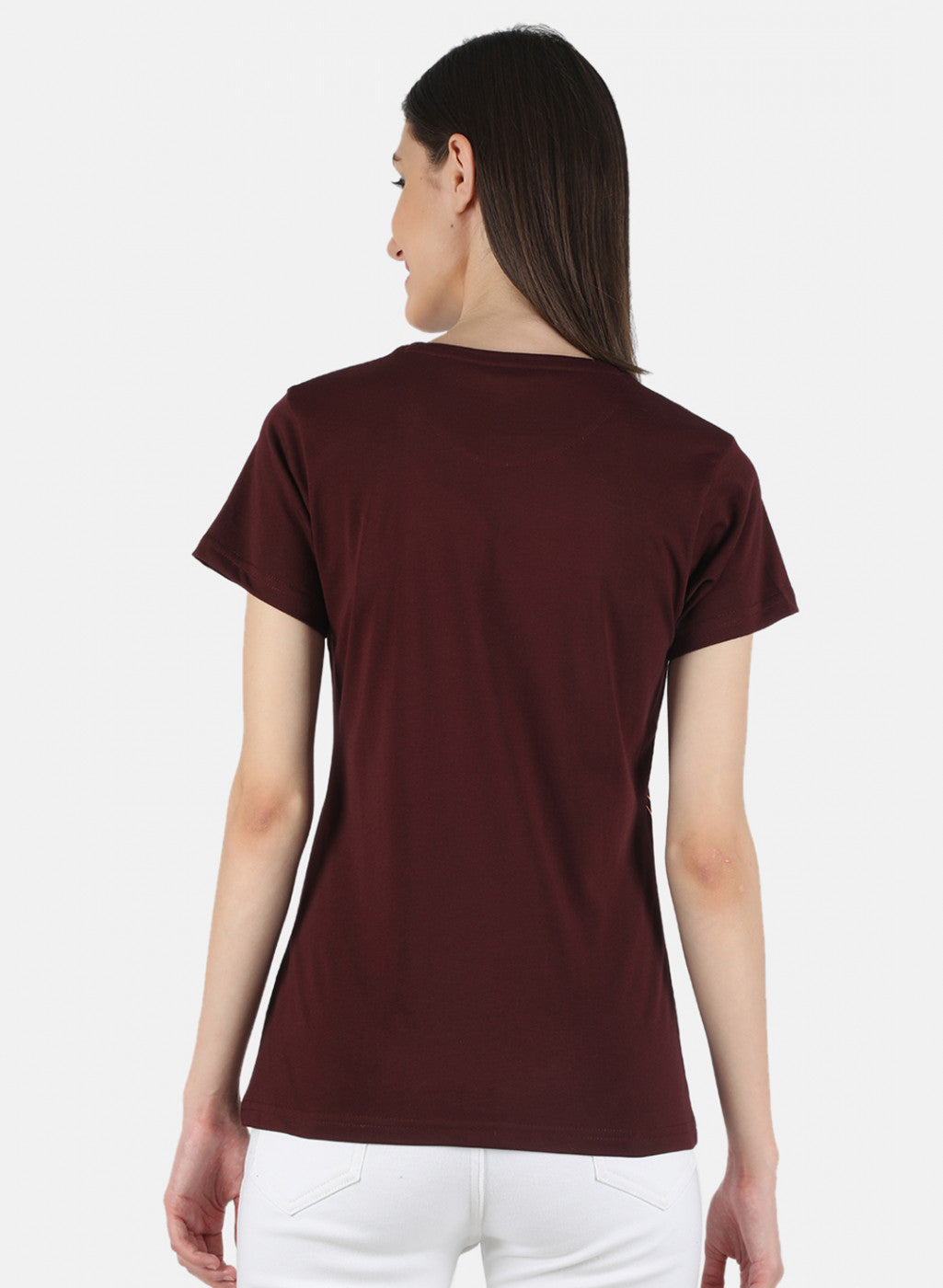 Women Maroon Printed Top