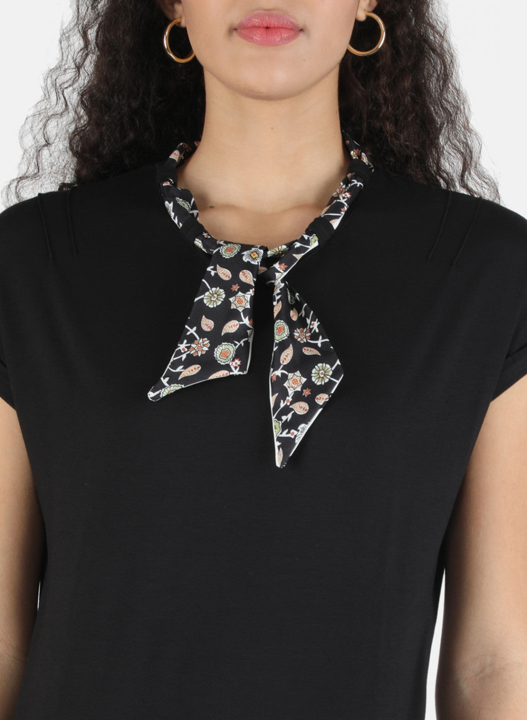 Women Black Plain Top