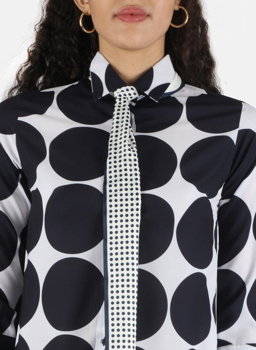 Women Navy Blue Printed Top