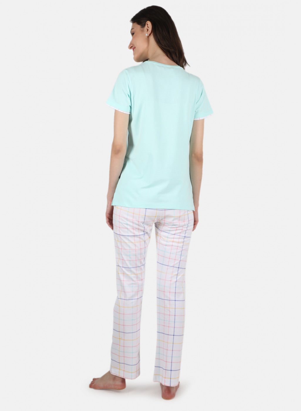 Women Blue Printed Lower Set