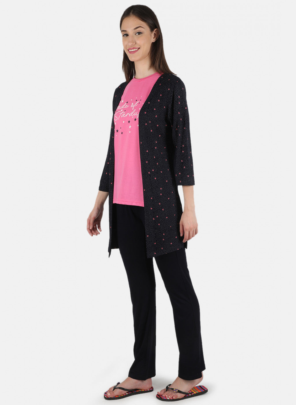 Women Navy Blue Printed 3 Pc Combo