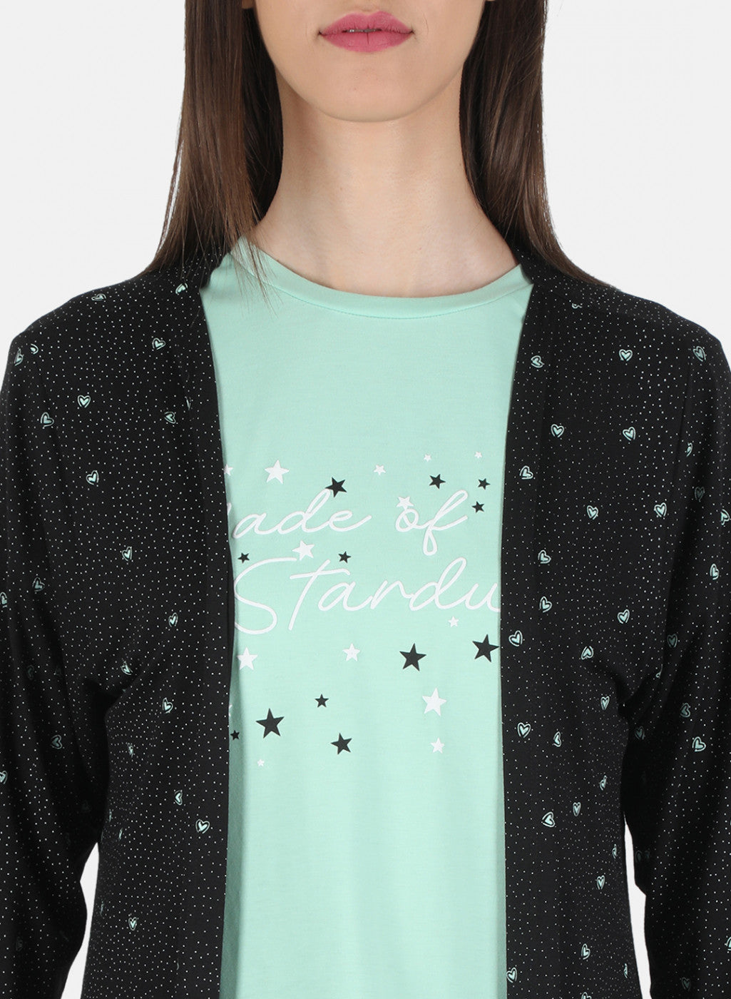 Women Black Printed 3 Pc Combo