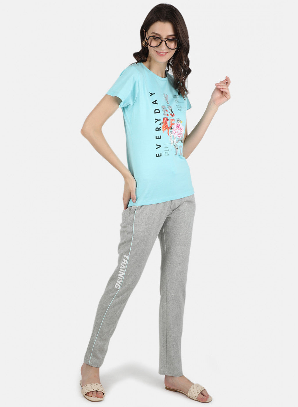 Women Grey Regular Fit Lower