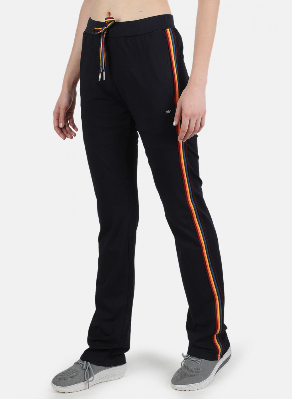 Women Navy Blue Plain Lower