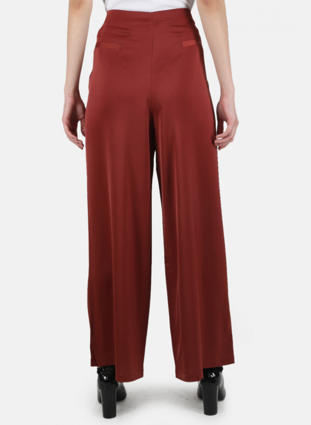 Women Orange Solid Culotte