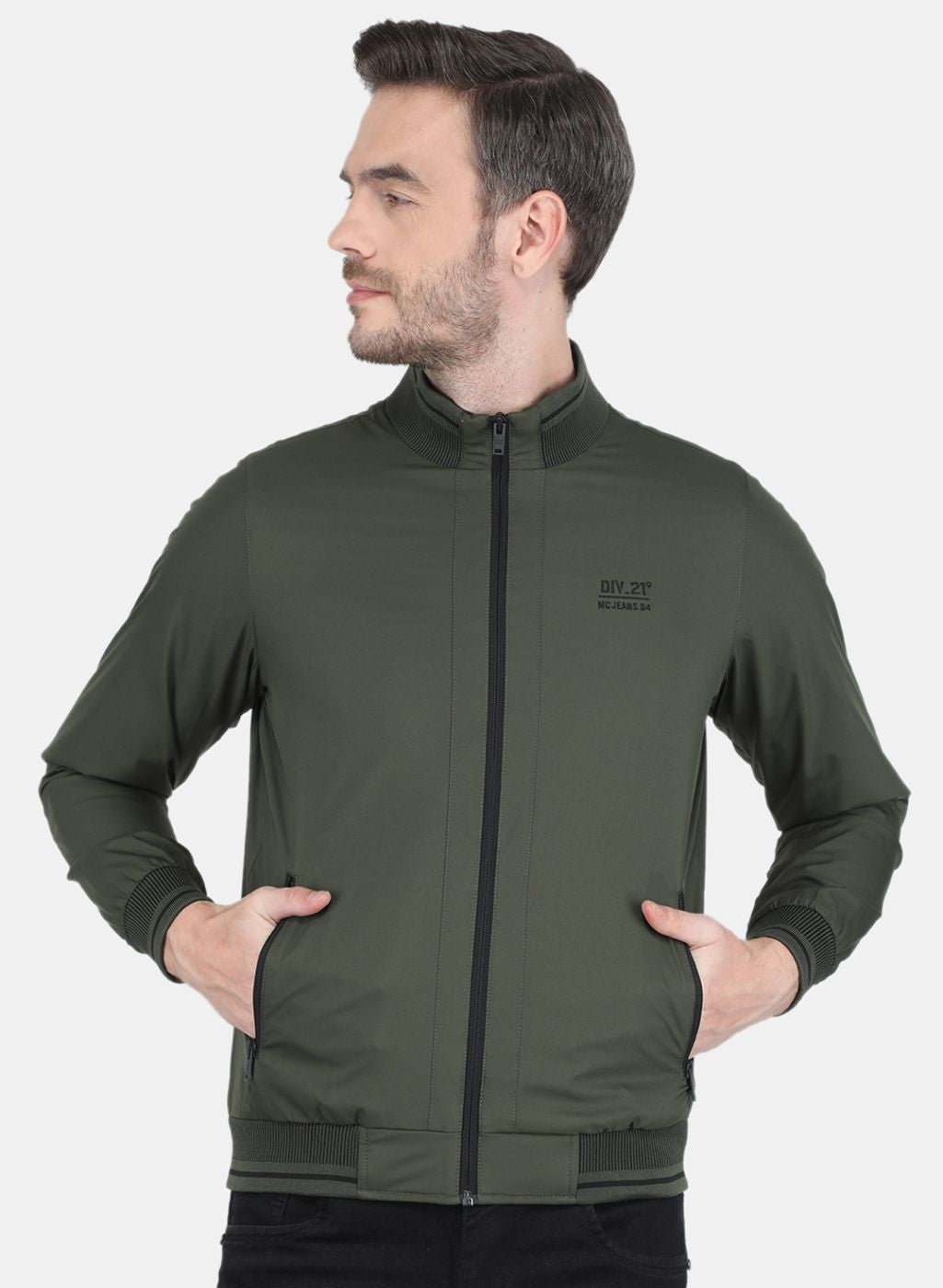 Buy Men Green Solid Jacket Online in India Monte Carlo