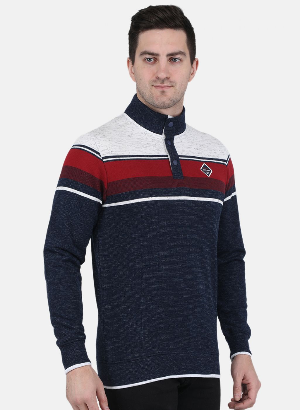 Men Blue Stripe T-Shirt