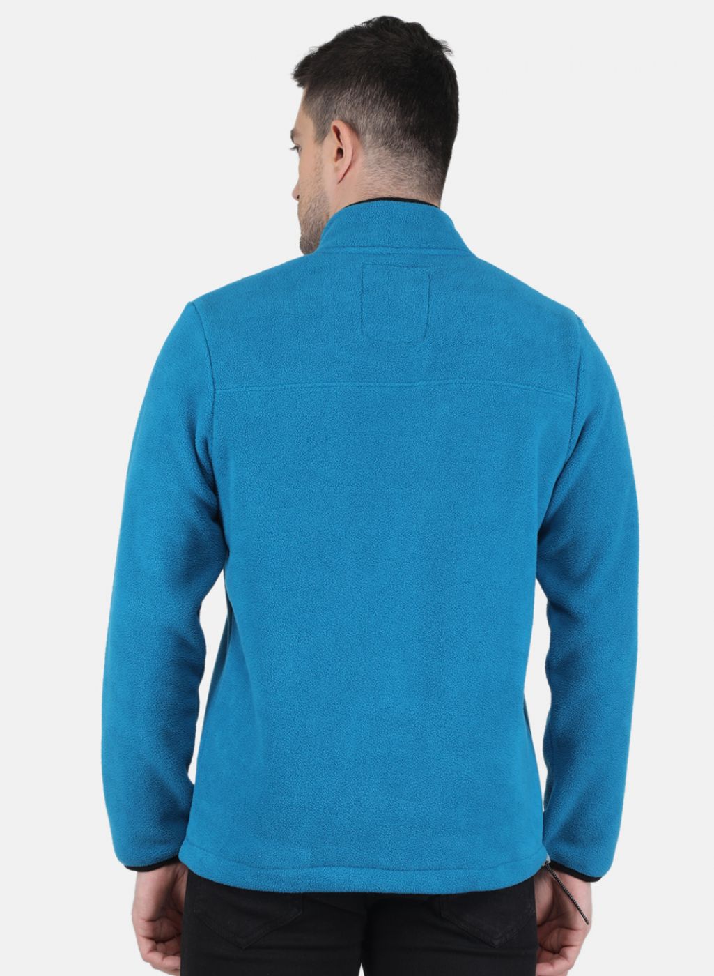 Men Blue Solid T-Shirt