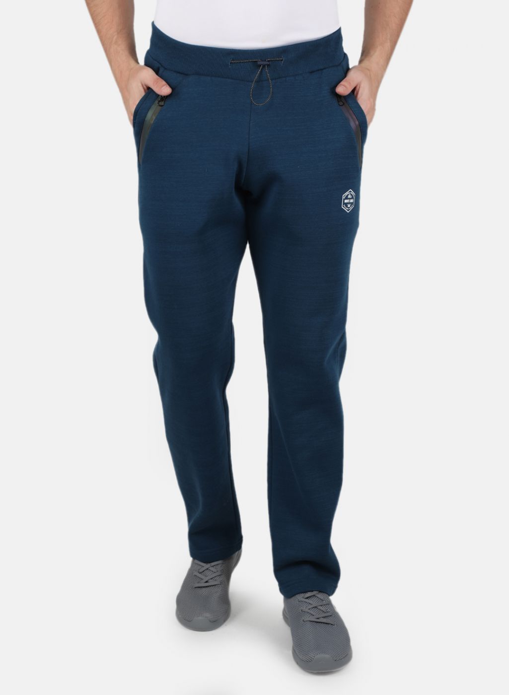Men Blue Regular Fit Winter Lower
