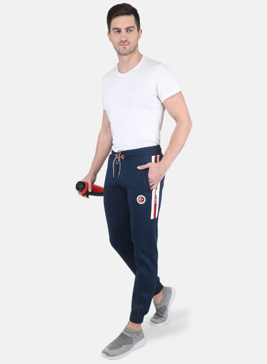 Men Blue Smart Fit Winter Lower