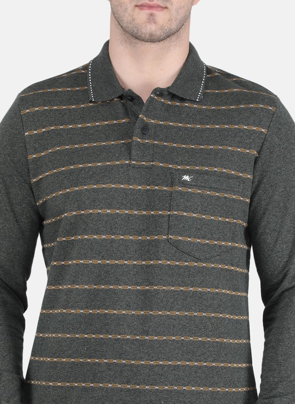 Men Olive Jaquard Tracksuit