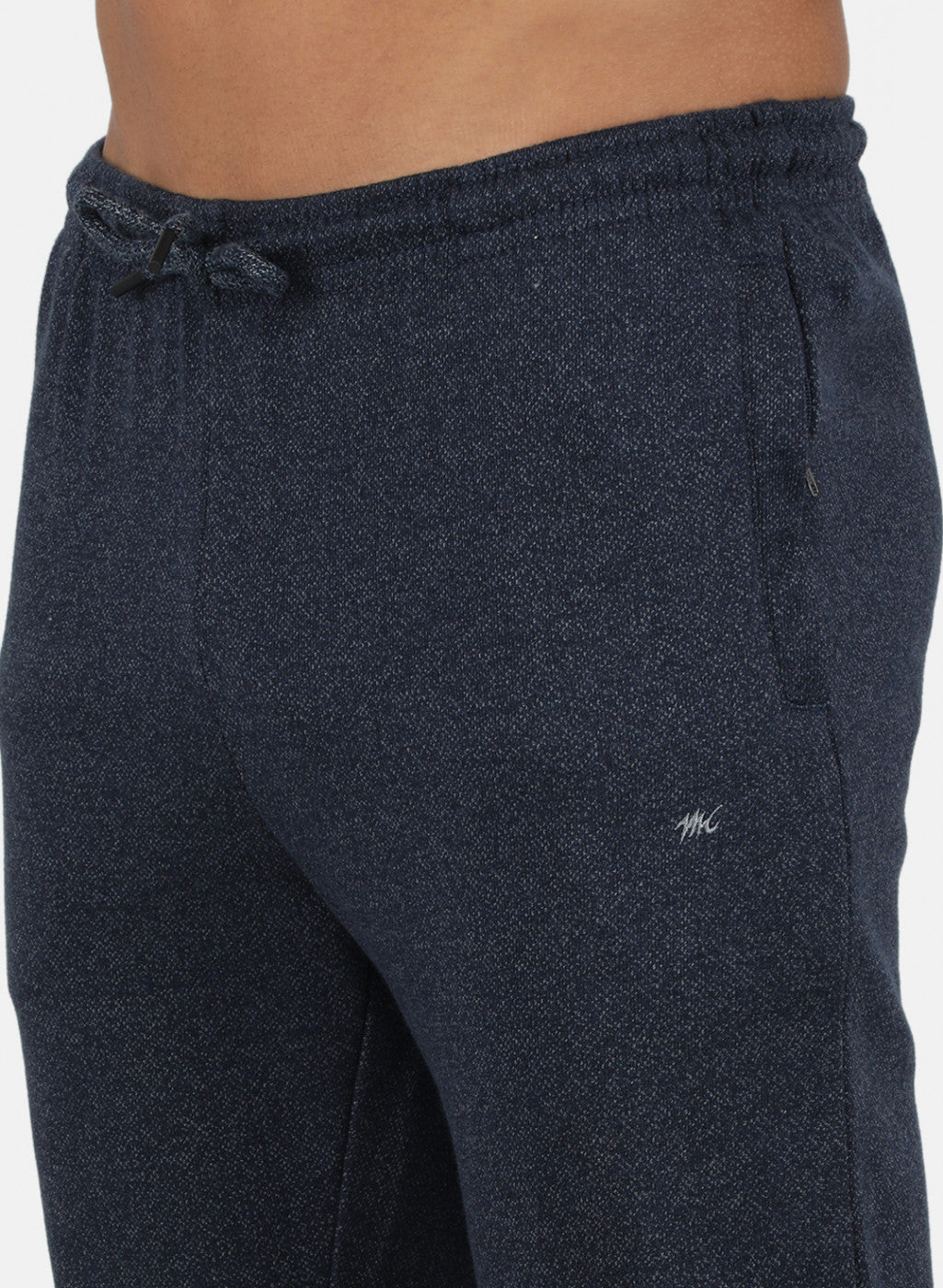 Men NAvy Blue Solid Tracksuit