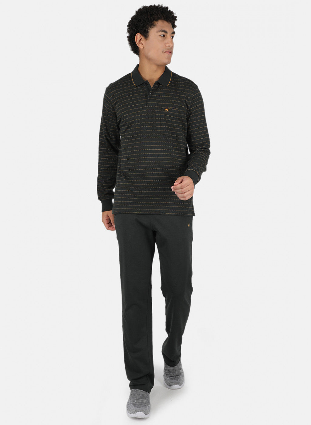 Men Olive Pre-winter Jaquard Tracksuit