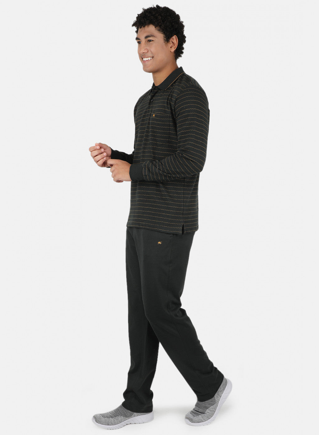 Men Olive Pre-winter Jaquard Tracksuit