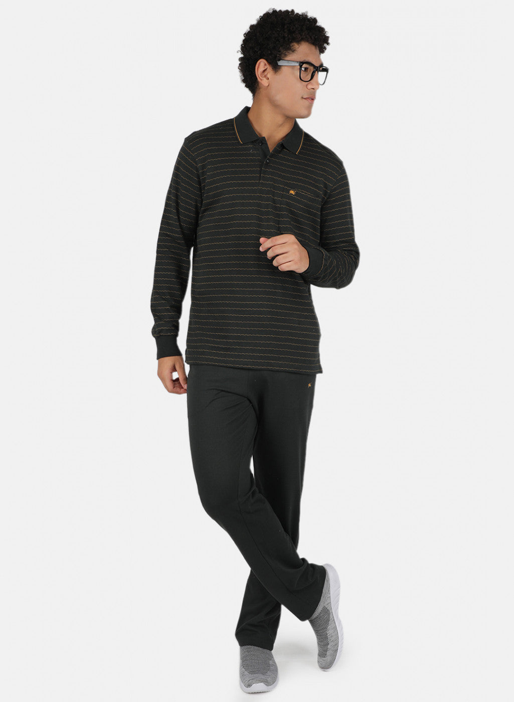 Men Olive Pre-winter Jaquard Tracksuit