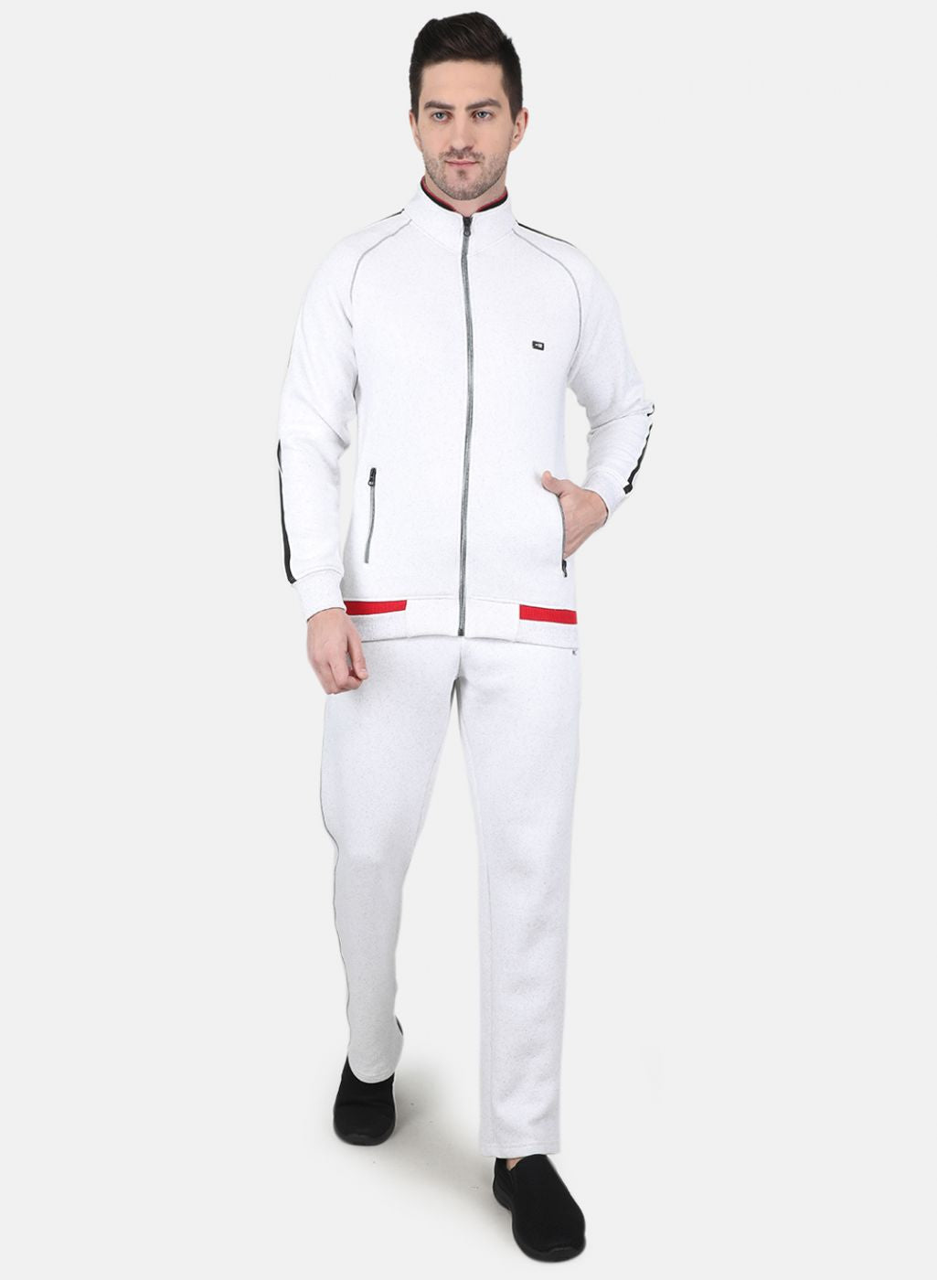 Buy Men Beige Solid Tracksuit Online in India Monte Carlo