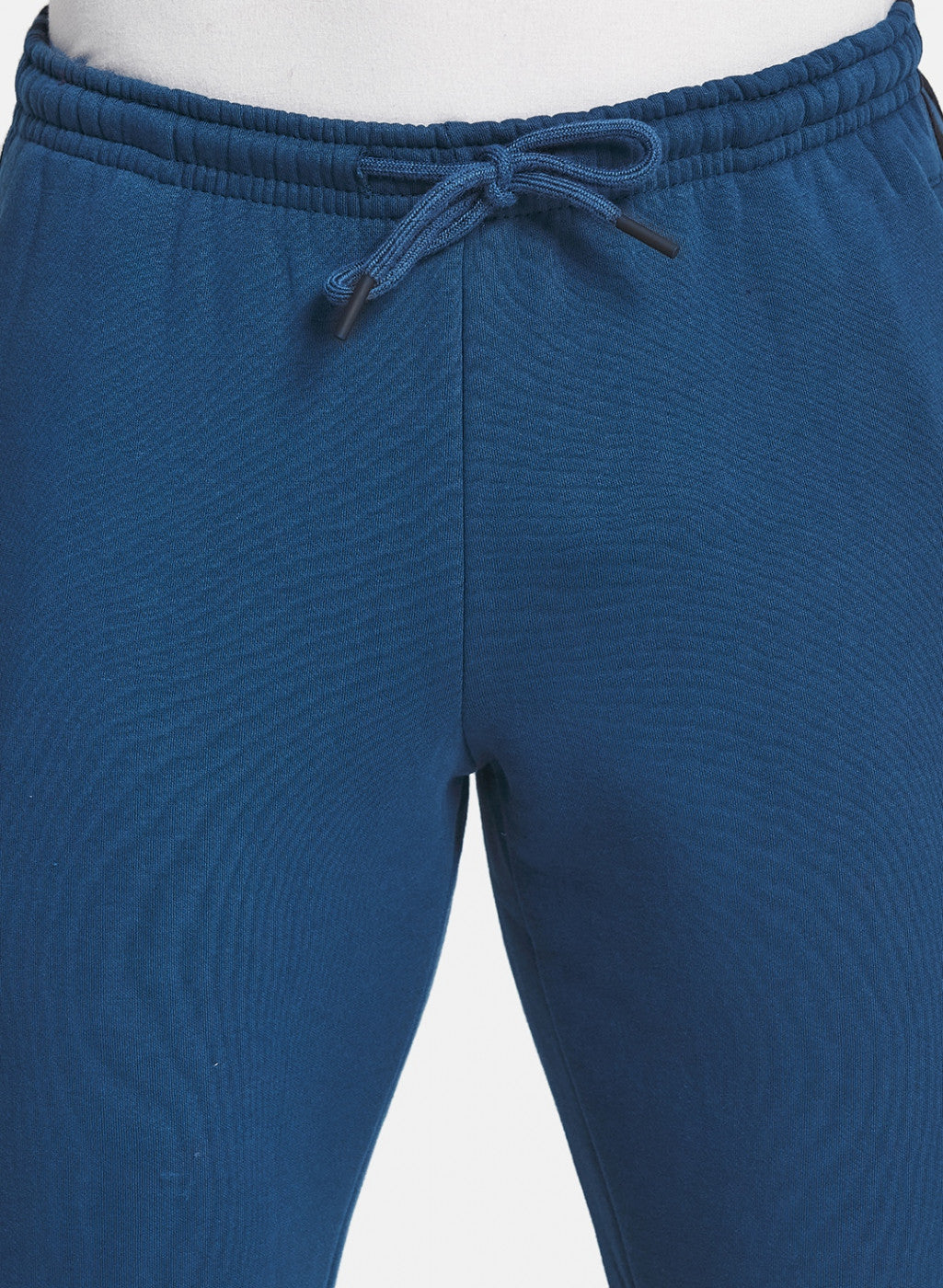 Men Teal Blue Tracksuit with Double piping on Sleeve