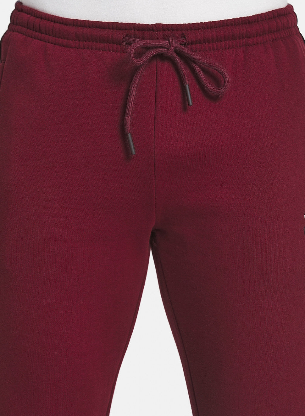 Men Maroon Tracksuit with Double piping on Sleeve
