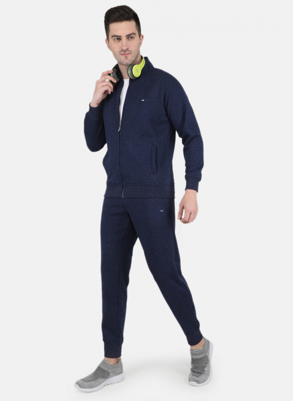 Men NAvy Blue Tracksuit with Jogger