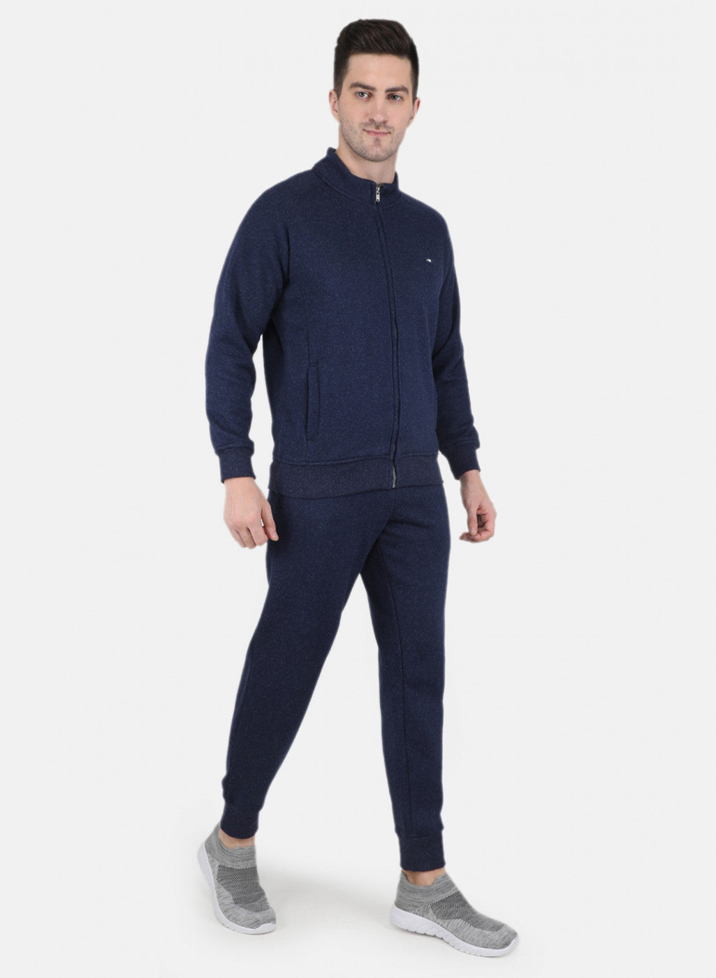 Men NAvy Blue Tracksuit with Jogger