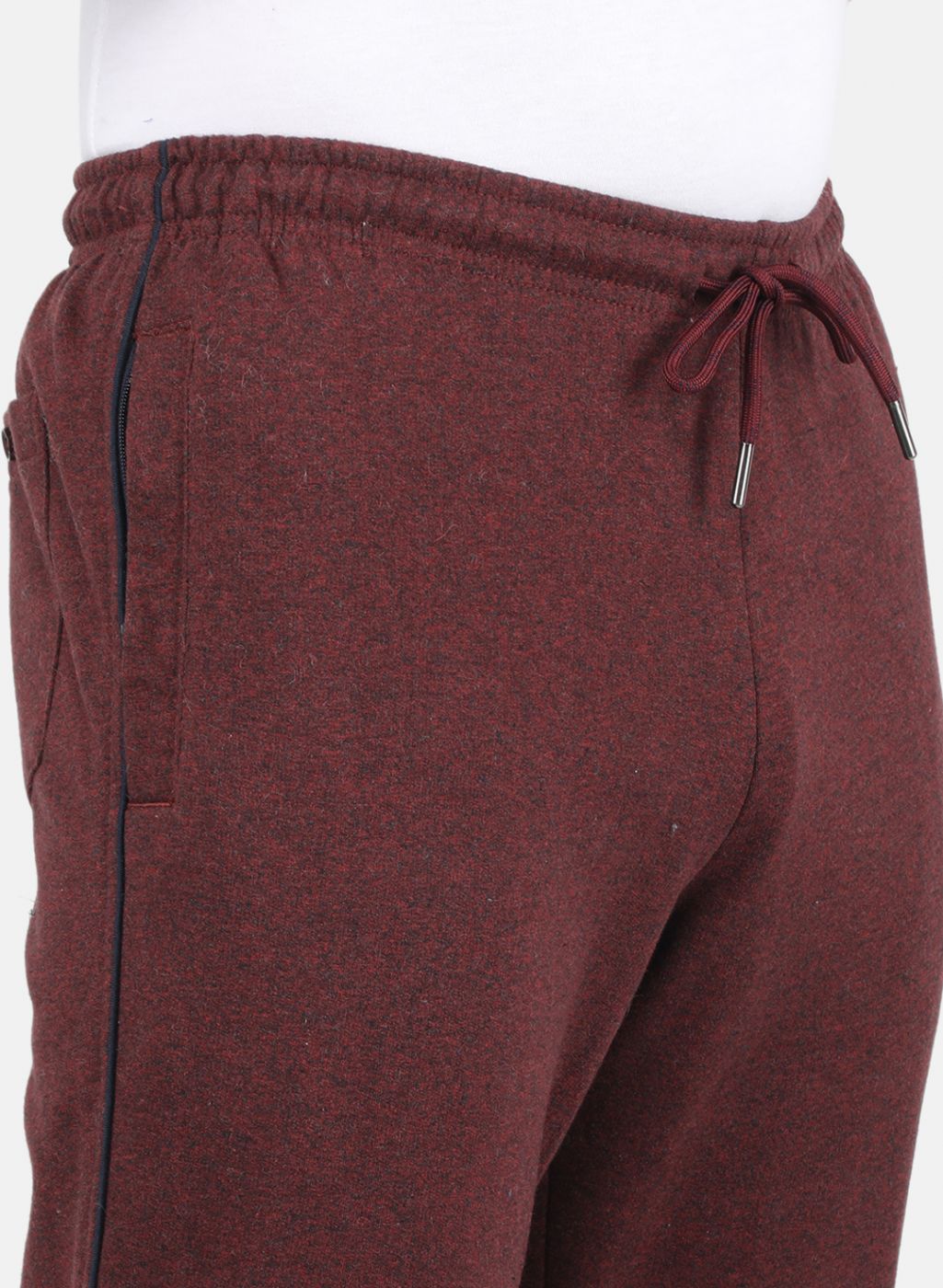 Men Maroon Stripe Tracksuit