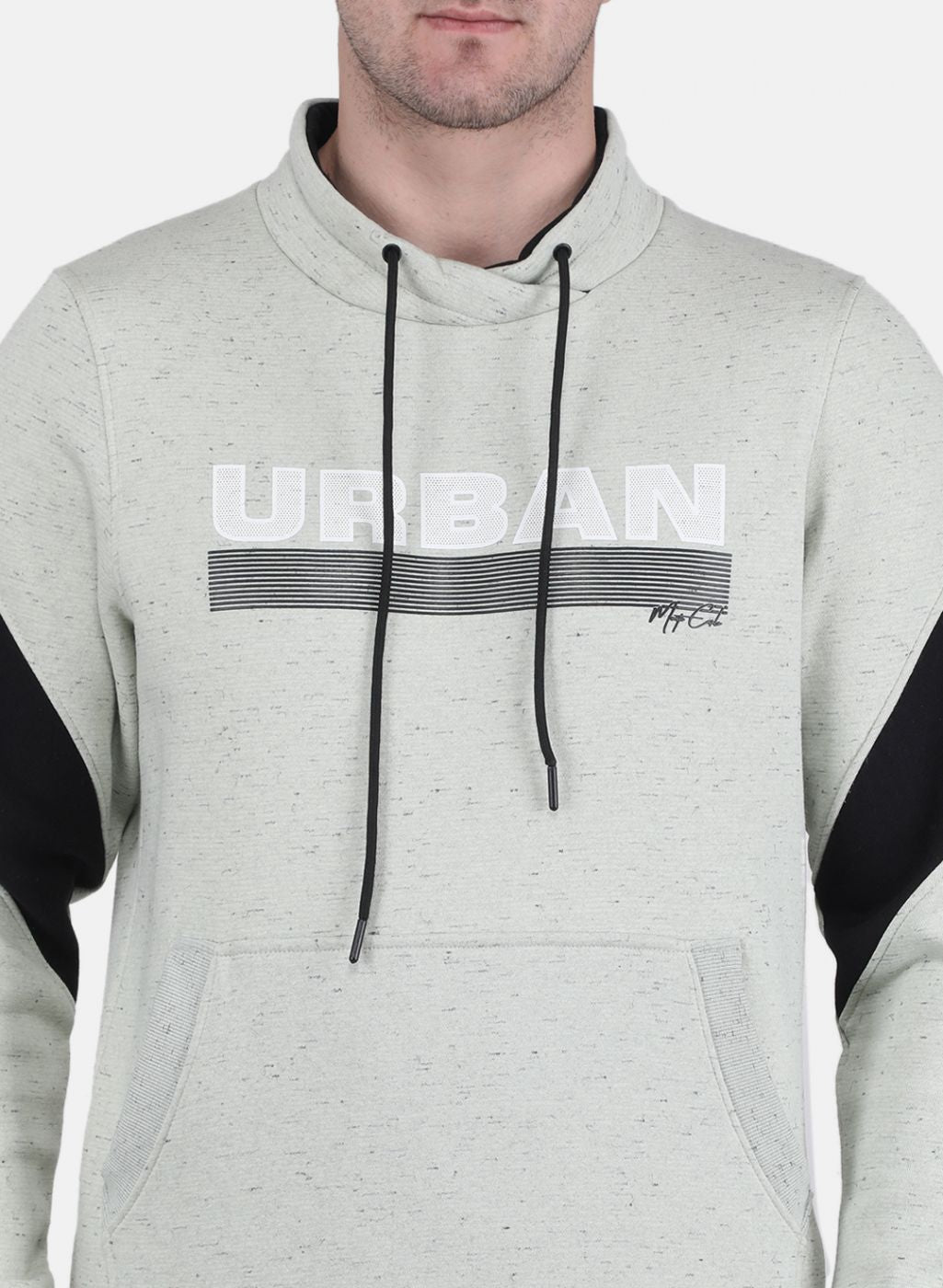 Men Green Printed Tracksuit