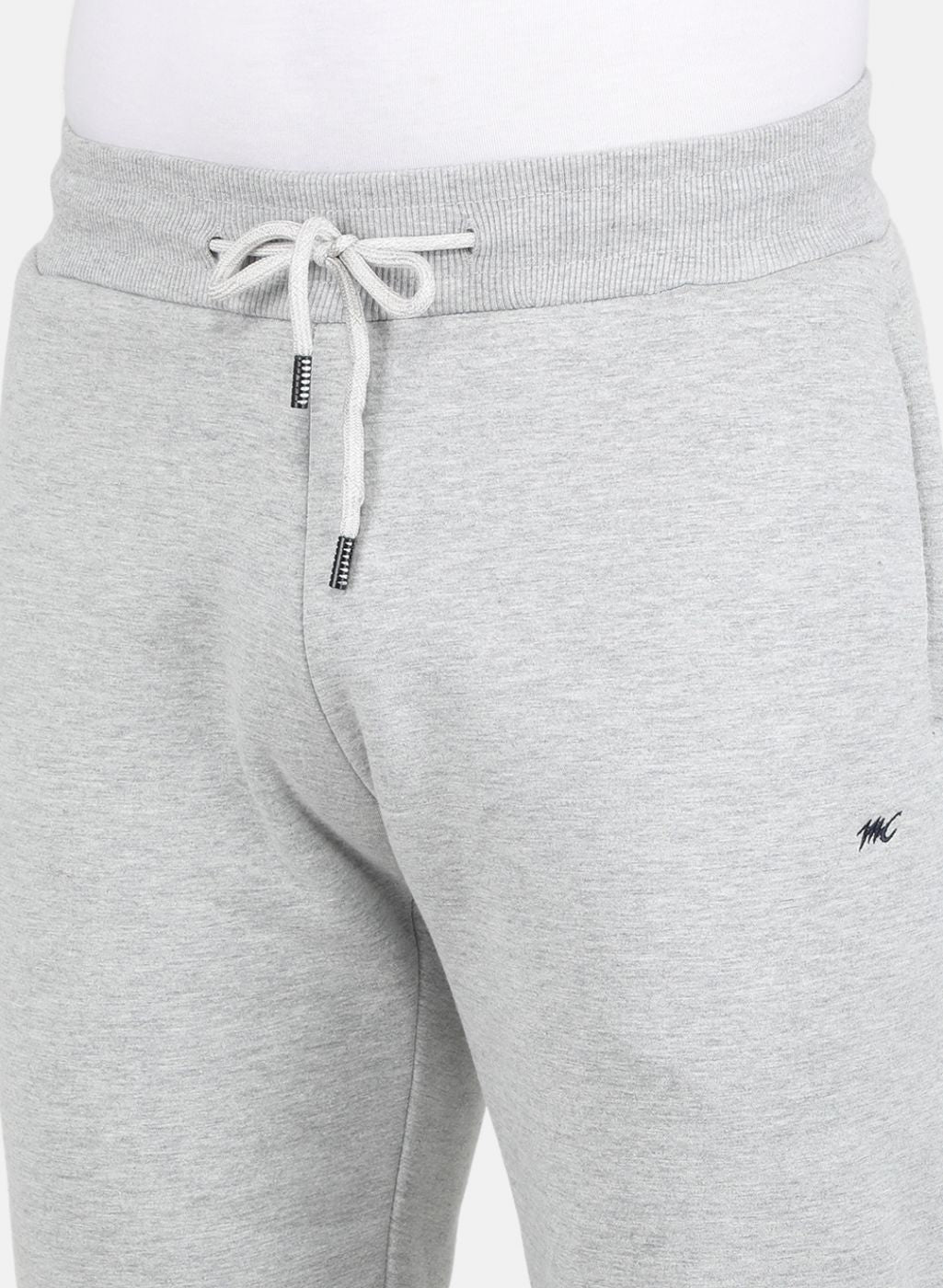 Men Grey Solid Tracksuit