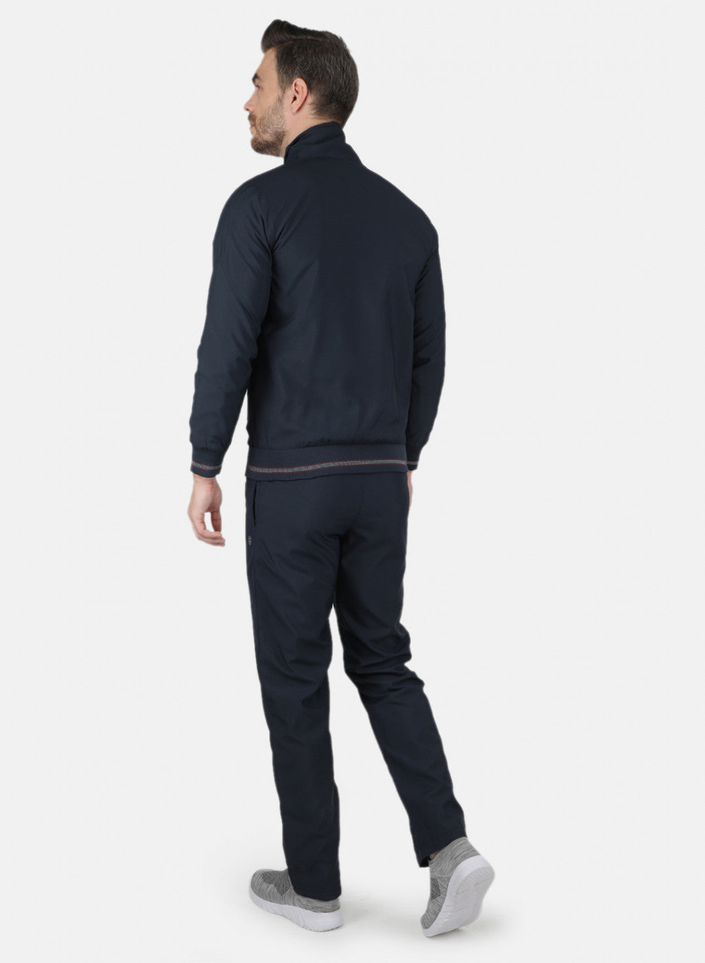 Men NAvy Blue Light Weight - Mesh Lining Tracksuit