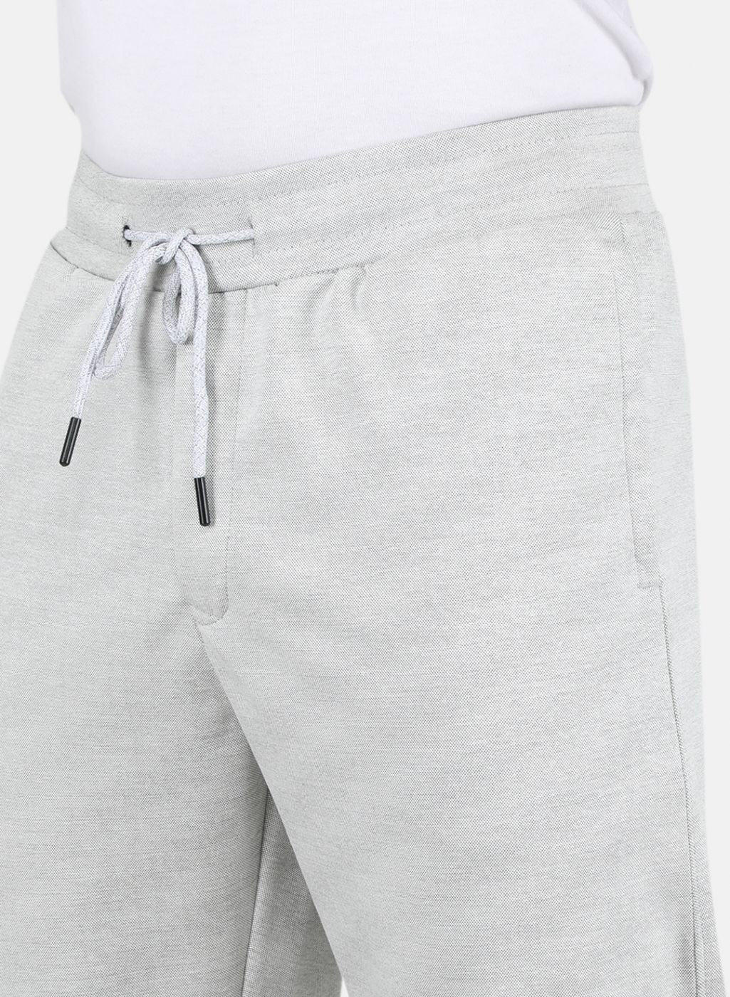 Men Grey Solid Tracksuit