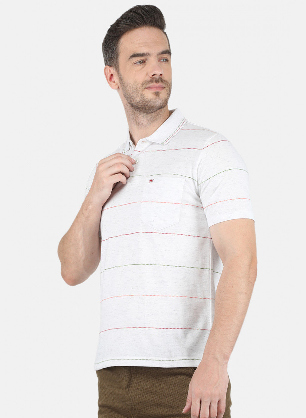 Men Off White Printed T-Shirt