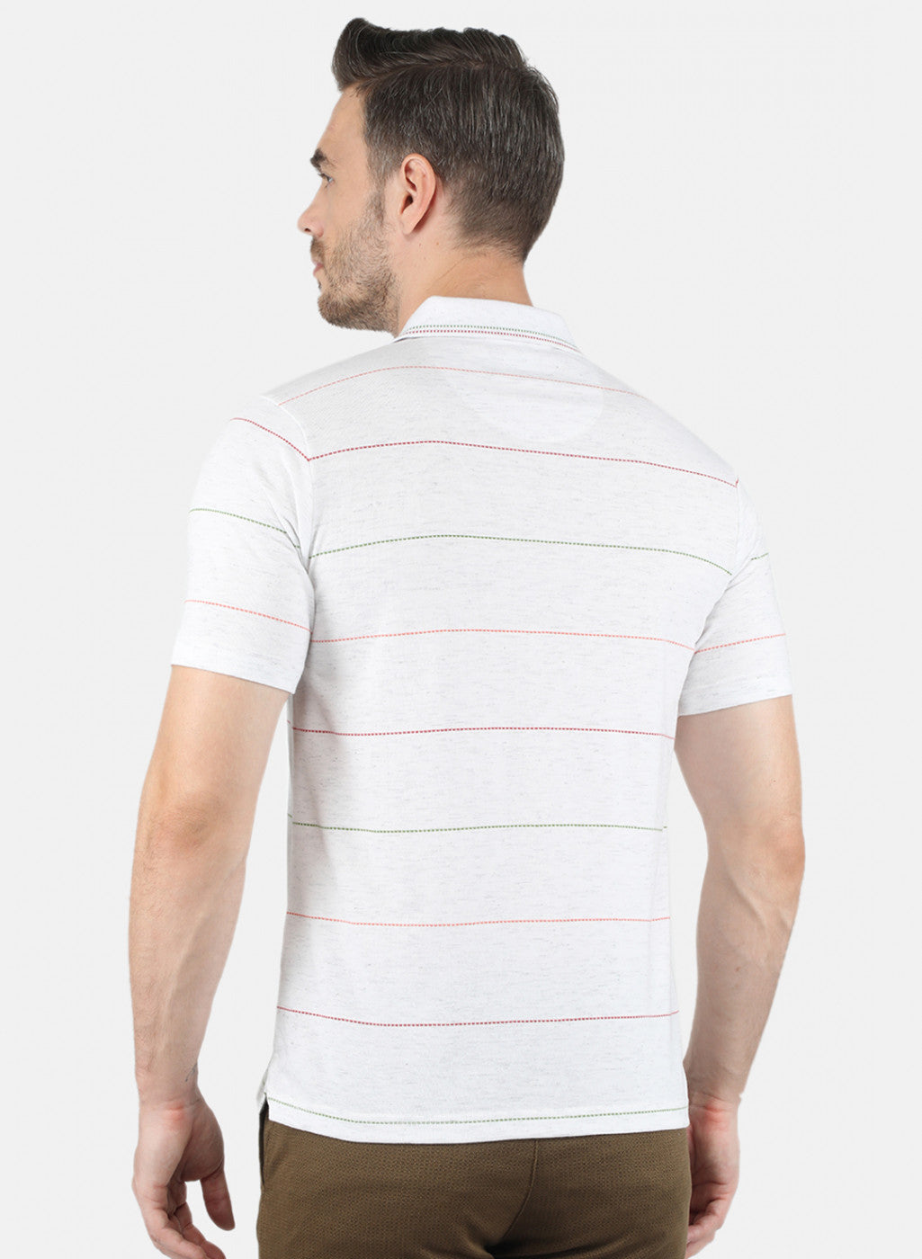 Men Off White Printed T-Shirt