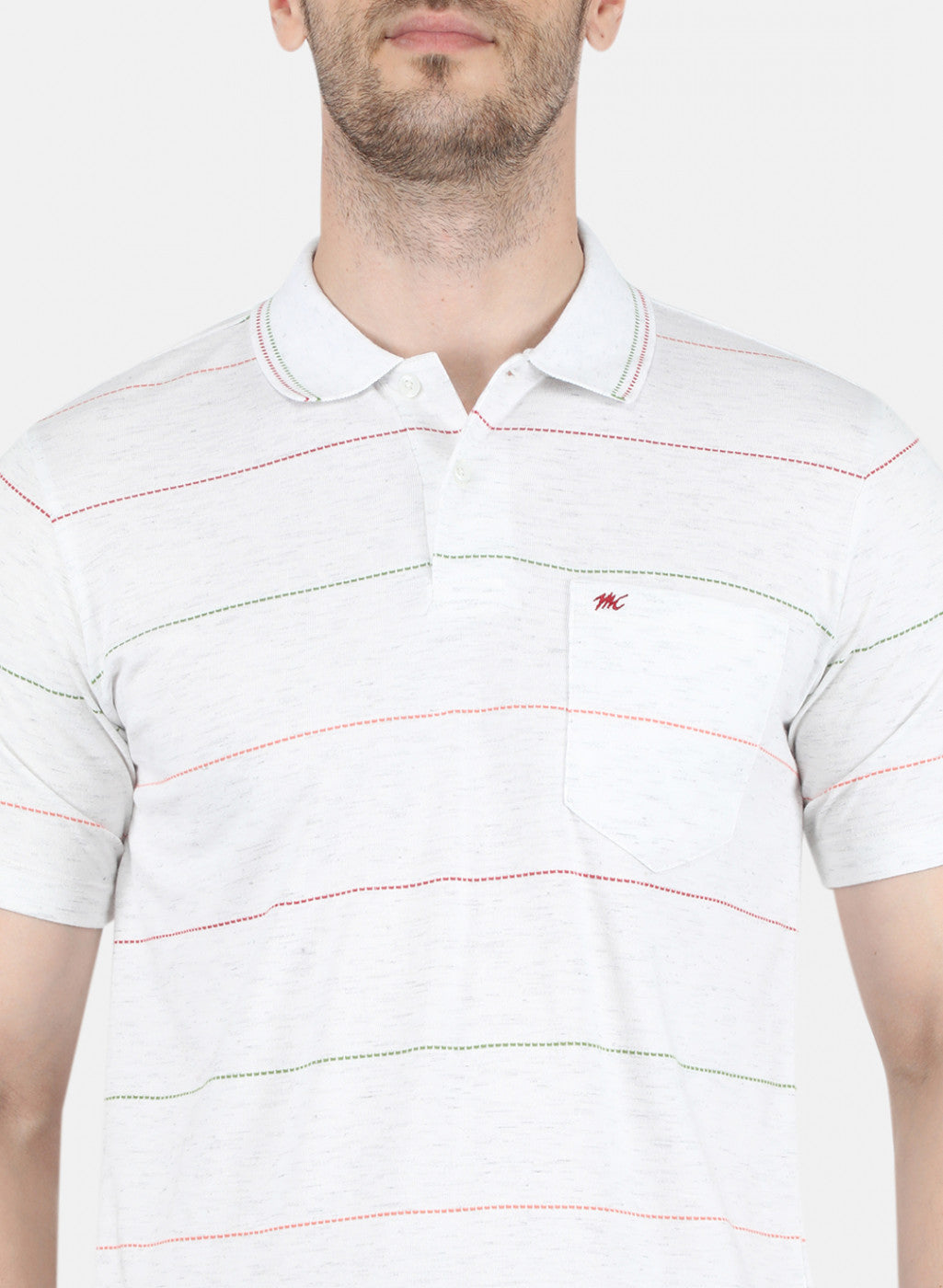 Men Off White Printed T-Shirt