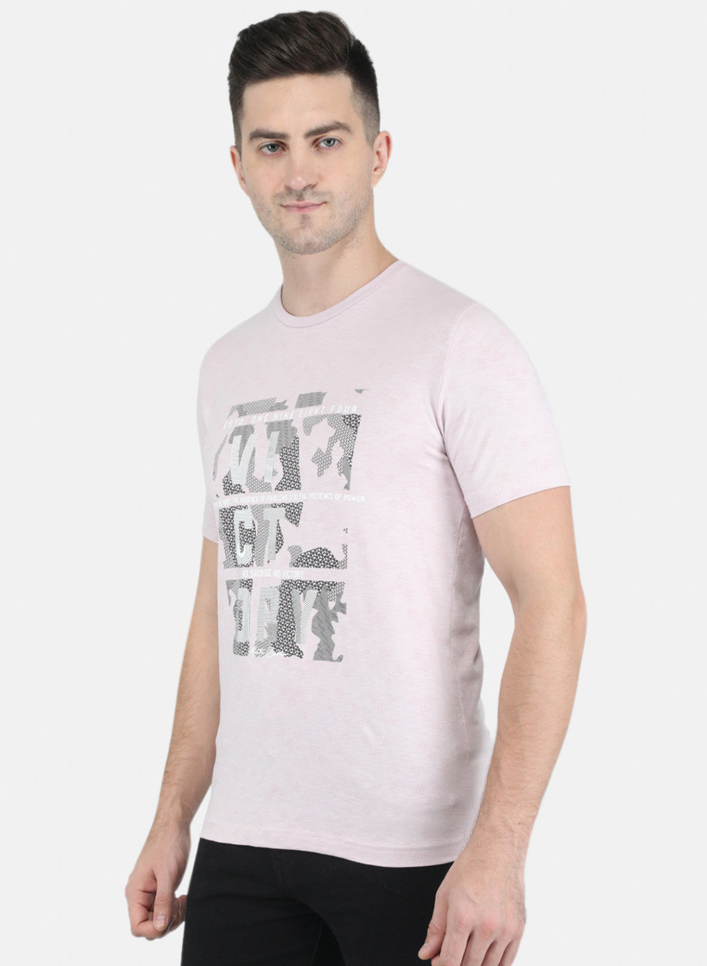Men Purple Printed T-Shirt