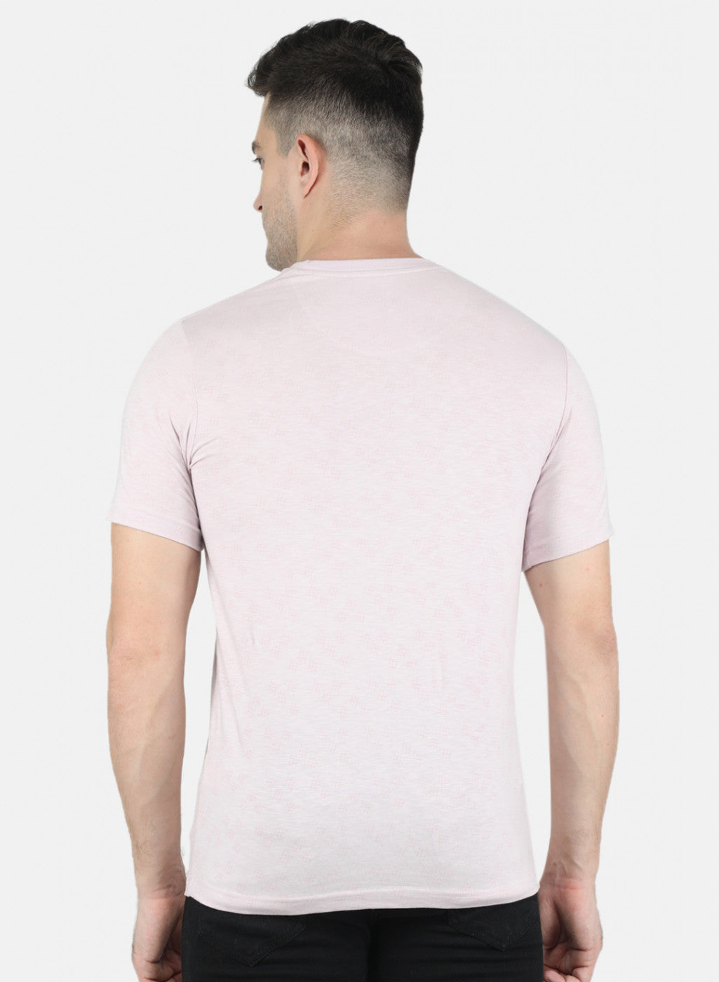 Men Purple Printed T-Shirt