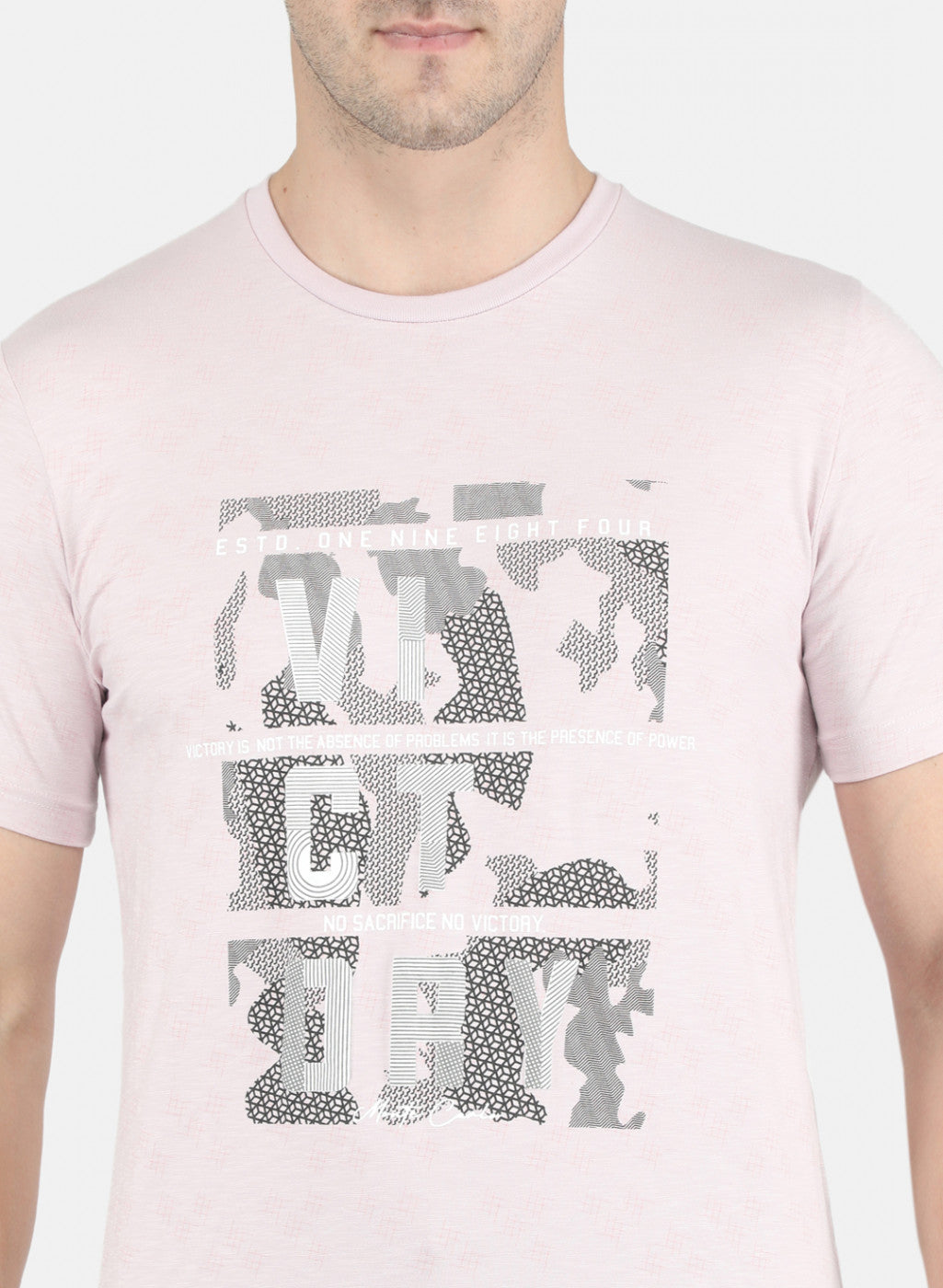 Men Purple Printed T-Shirt