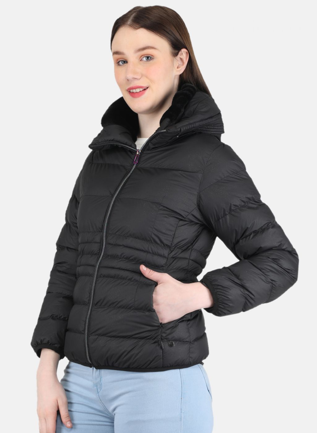 Women Black Stripe Jacket