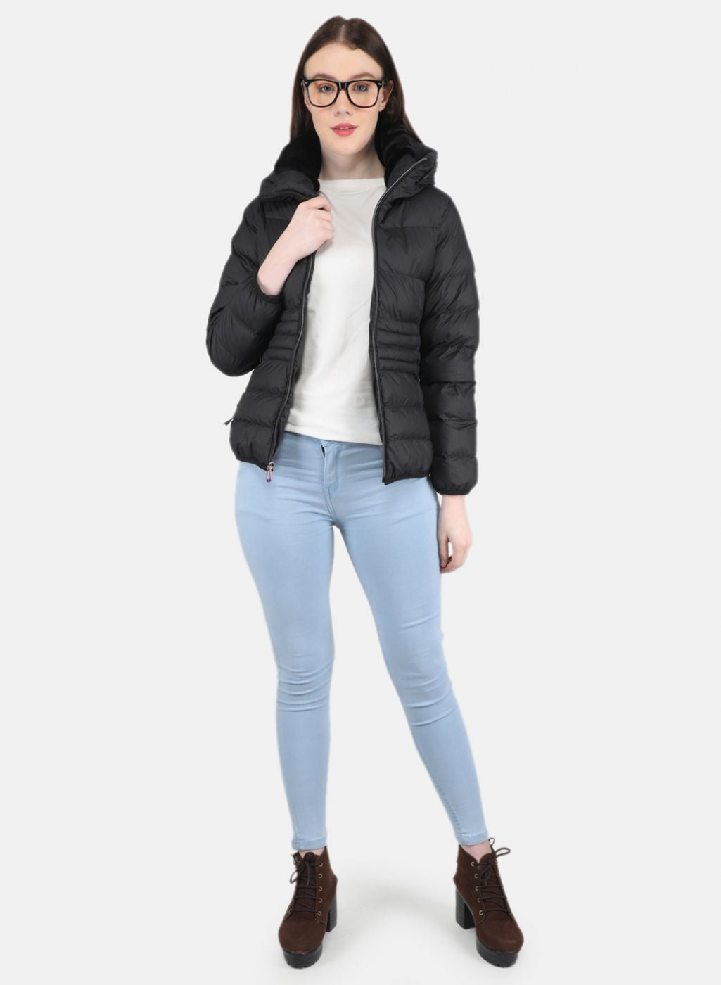 Women Black Stripe Jacket