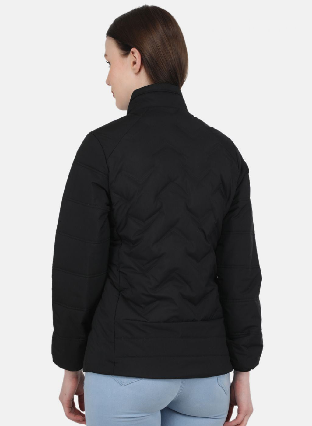 Women Black Solid Jacket