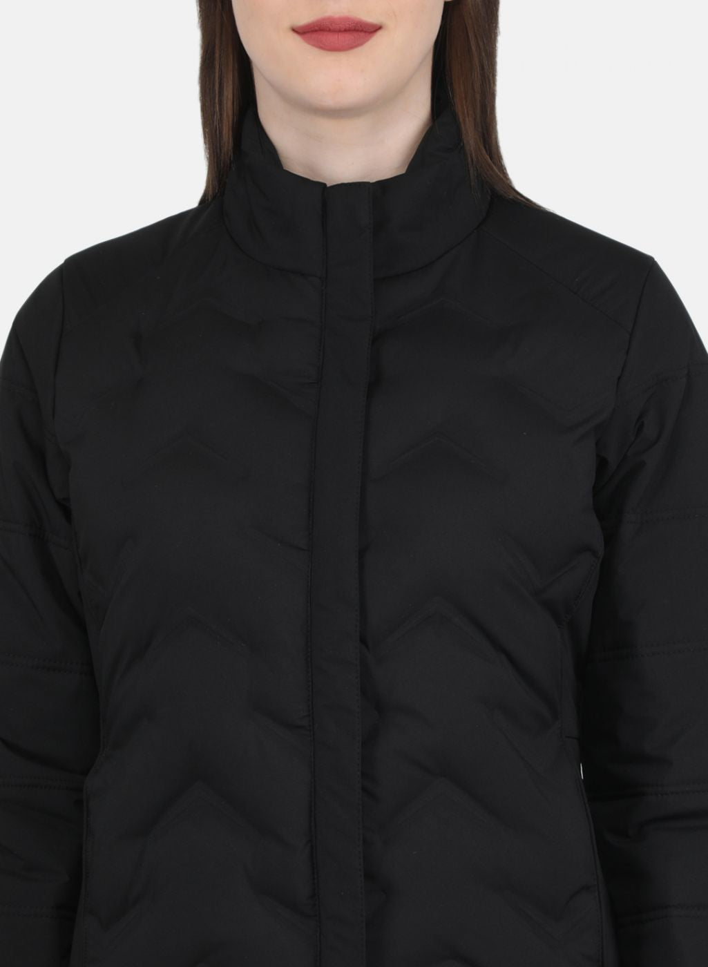 Women Black Solid Jacket