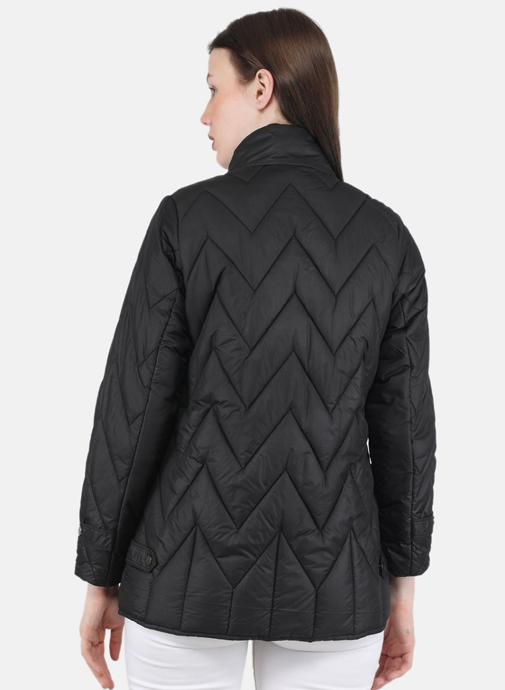 Women Black Stripe Jacket
