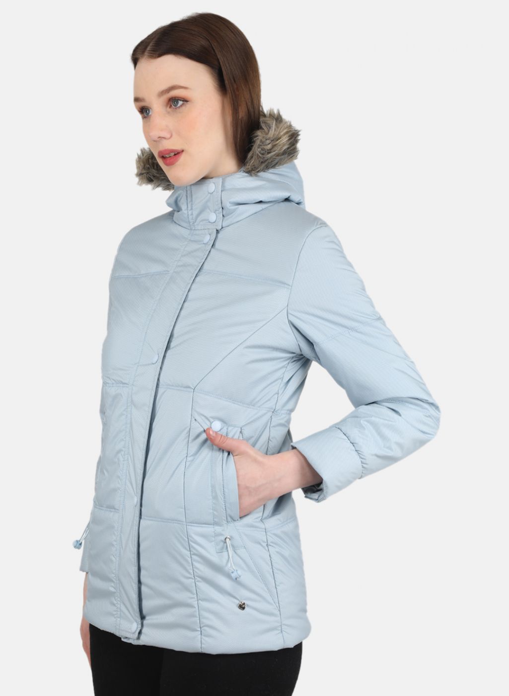 Women Blue Stripe Jacket