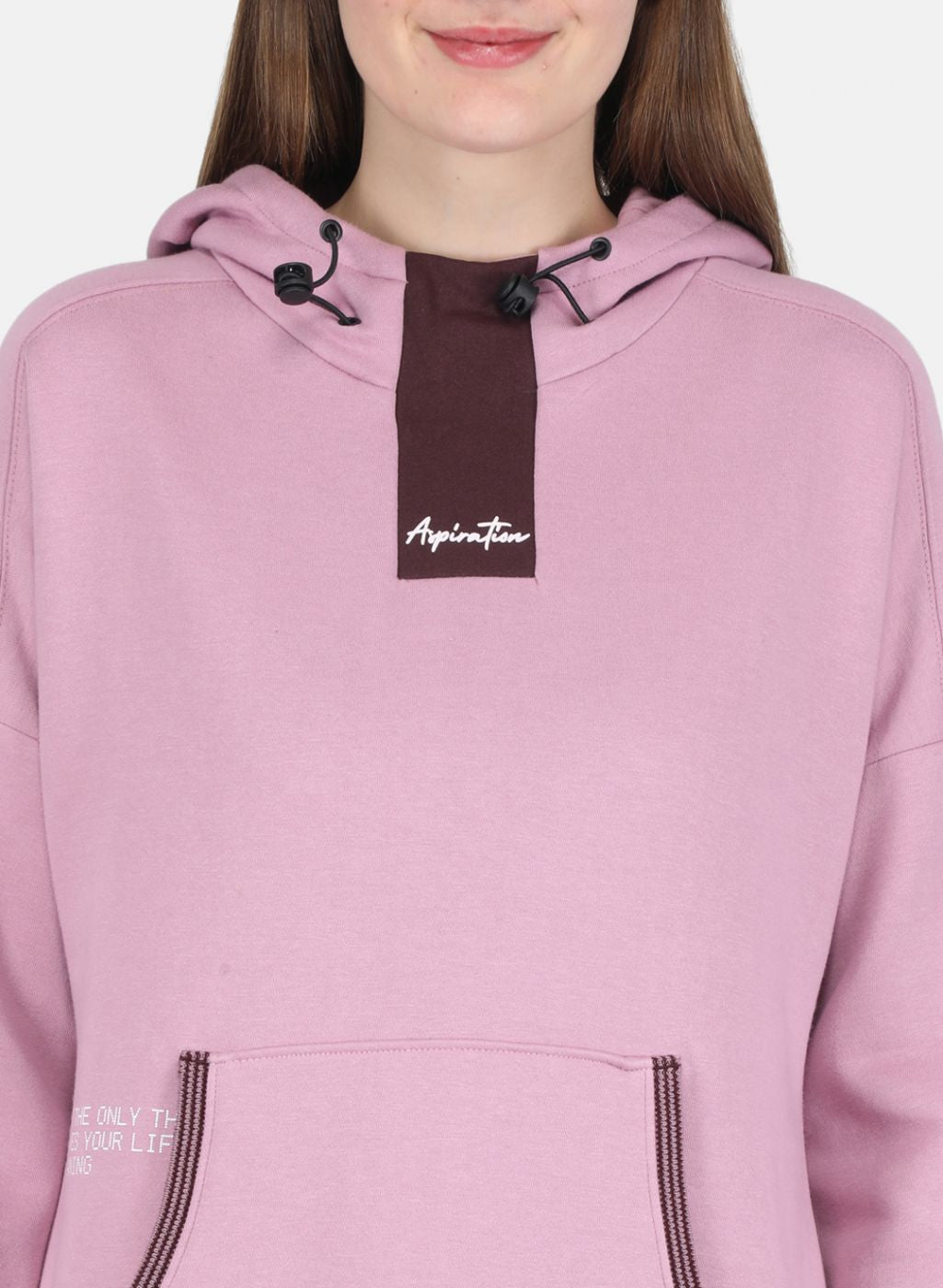 Women Purple Printed Sweatshirt