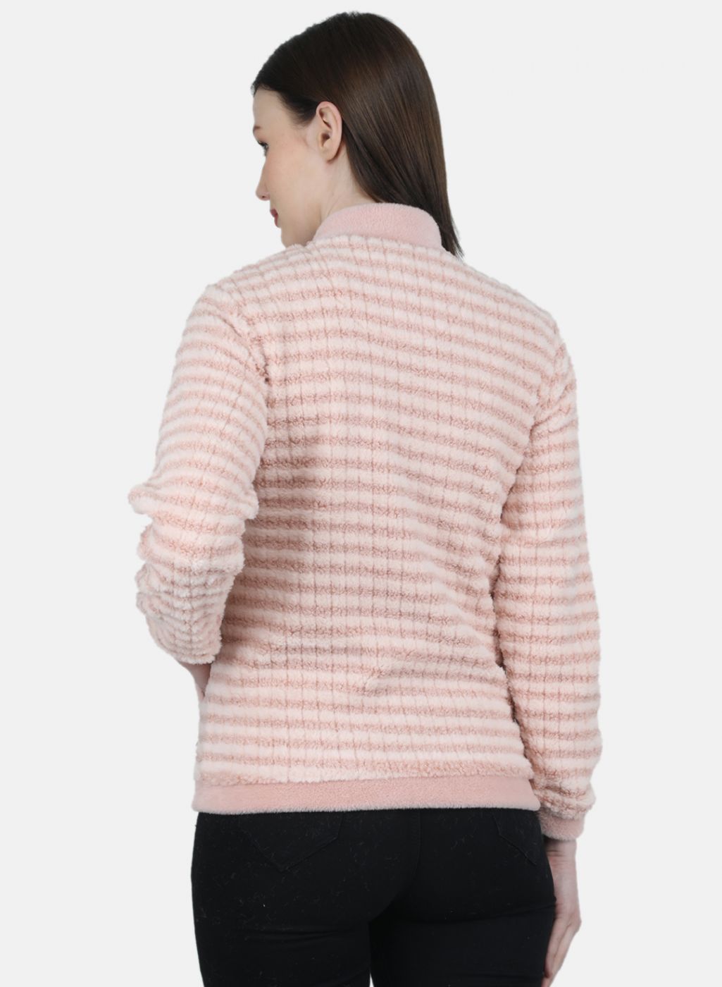 Women Pink Printed Sweatshirt